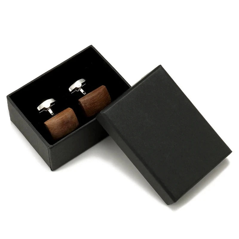 Walnut Wood Cufflinks