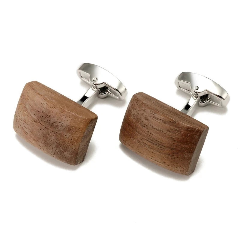 Walnut Wood Cufflinks