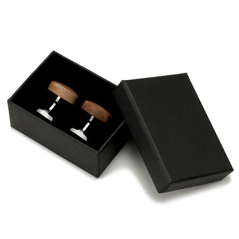 Walnut Wood Cufflinks