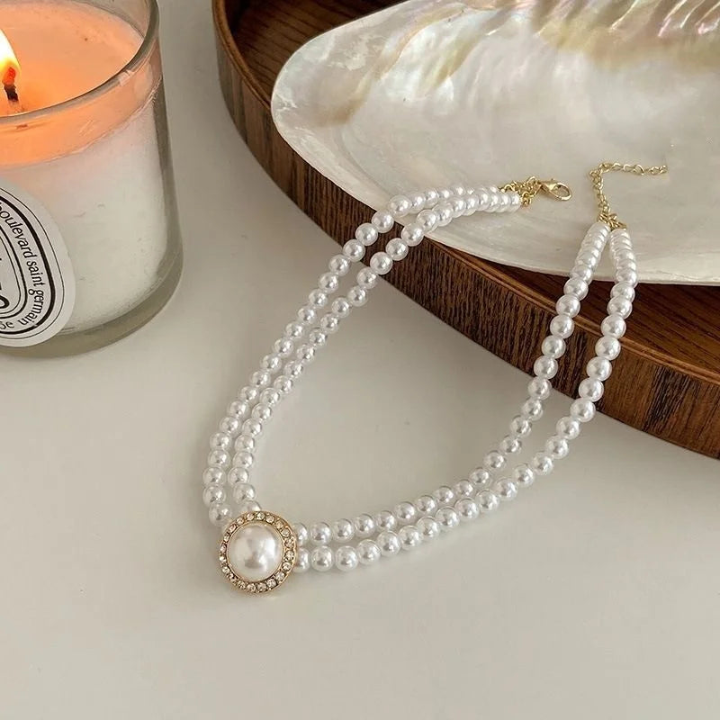 White Imitation Pearl set