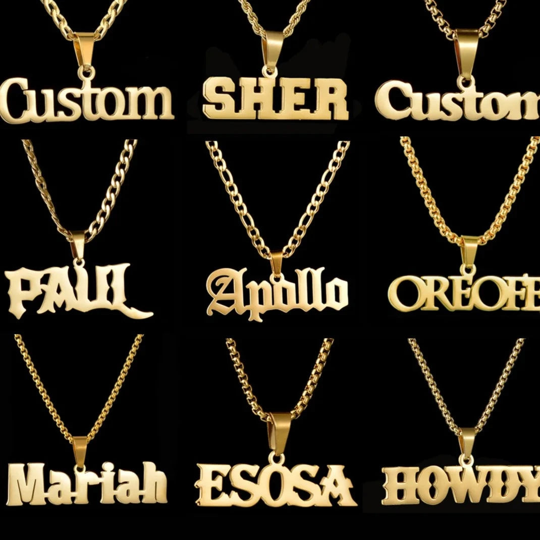 Custom Name Necklaces