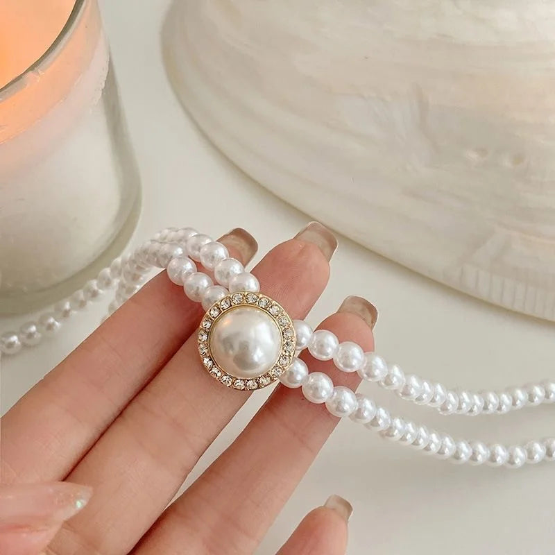 White Imitation Pearl set