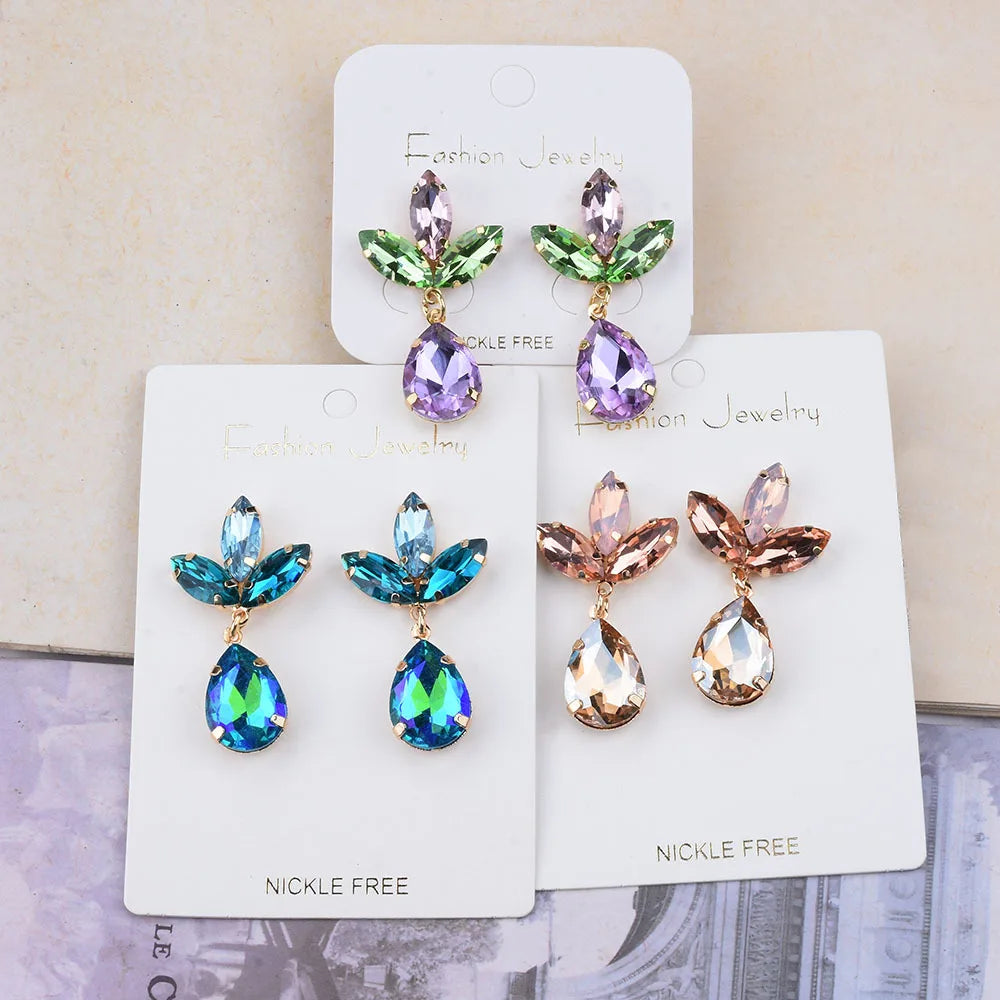 Crystal gemstone Earrings