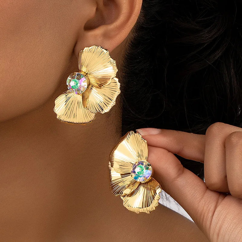 Symmetrical Flower earings